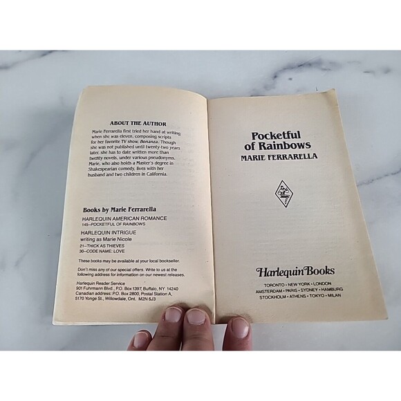 Pocketful of Rainbows by Marie Ferrarella (1986, Trade Paperback) - Picture 3 of 10